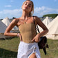 Women’s Mesh Sleeveless Crop Corset Tank – Summer Skinny Tube Top - ZNN Deals