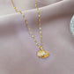 Shell Pearl Necklace with Rhinestones – Elegant Zircon Jewelry for Women - ZNN Deals