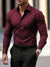 Men’s Summer Solid Color Button-Down Shirt – Casual Business Long Sleeve My Store