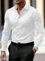 Men’s Summer Solid Color Button-Down Shirt – Casual Business Long Sleeve My Store