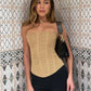 Women’s Mesh Sleeveless Crop Corset Tank – Summer Skinny Tube Top - ZNN Deals